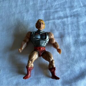 He-man Heroic Warrior Action Figure with Red and Silver Armor